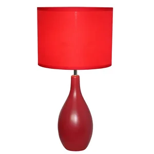 LT2002-RED | All The Rages Inc Red Ceramic Oval Bowling Pin