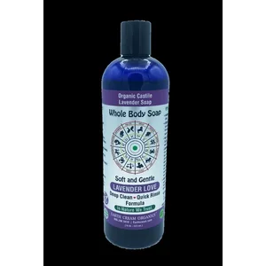 Earth Cream Organics Lavender Organic Castile Liquid Soap -