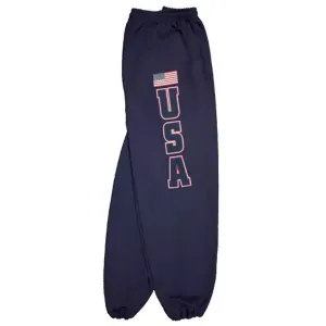 Fox 64-7891 XL Usa Flag Mens Sweatpant Navy - Xl