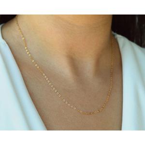 Iana ID-023-WS Simple Gold Filled Chain Necklace