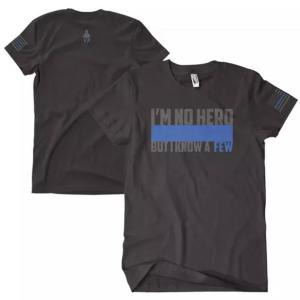 Fox 63-481 XXXL I'm No Hero Men's T-shirt Blackblue 2-sided - 3xl