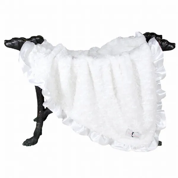 Hello 9092 Ruffle Baby Dog Blanket