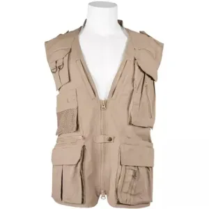 Fox 65-515 XXL Advanced Concealed Carry Travel Vest Khaki - Xxl