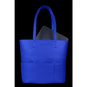 TOTEM-B | Sportschic Classic Blue Midi Tote Bag with