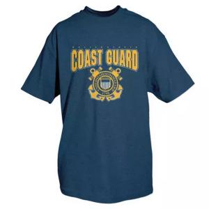 Fox 64-432 XL Coast Guard T-shirt With Logo- Navy Xl