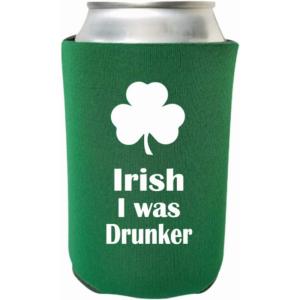 Capital Irish_Was_Drunker Funny Can Cooler - Irish I Was Drunker - St.