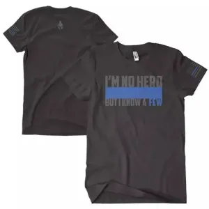 Fox 63-481 S I'm No Hero Men's T-shirt Blackblue 2-sided - Small