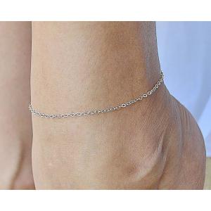 Iana ID-037-WS Dainty Silver Anklet