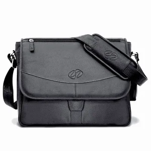 LMB-BK | Maccase Premium Leather Messenger Bag - Timeless
