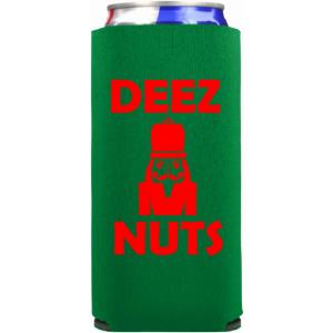 Capital XMAS_Deez_Nuts_Slim Funny Holiday Seltzer Can Coolie - Deez Nu