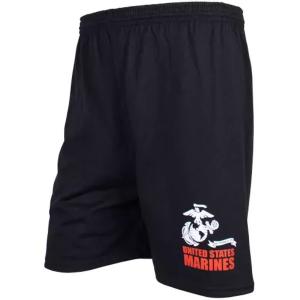 Fox 64-7941 XXXL Men's Black Running Short - United States Marines 3xl