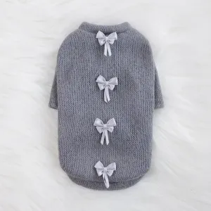 Hello 235 Dainty Bow Sweater