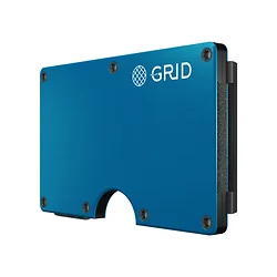 Grid Wallet-ALUBL-CLIP