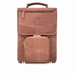 LVB-VN-BP | Maccase Premium Vertical Leather Briefcase &