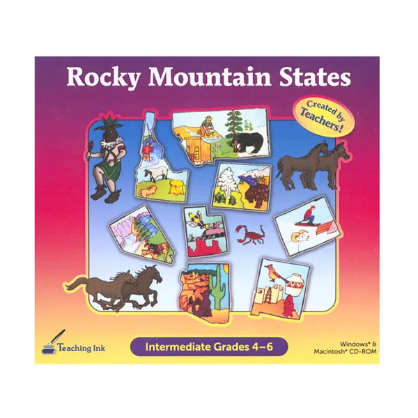 Selectsoft 43500 Rocky Mountain States Grade 4-6 - Created By Teachers