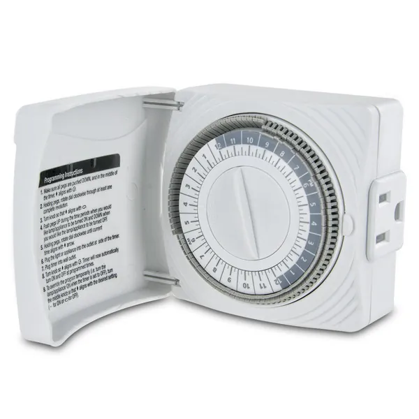 Westek TM07DHB Daily Timer With Grounded Outlet - White