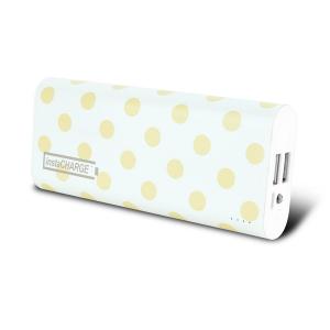 Instacharge EL-88K(GLDDOT) 8800mah Dual Usb Power Bank Portable Batter