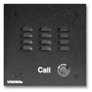 Viking VK-E-10A Speaker Phone With Call Button Amp; Black Aluminum Fac