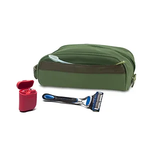 Travelon Travelon Classic Plus Top Zip Toiletry Kit - Olive