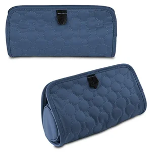 42711-37U | Travelon Blue Quilted Jewelry & Cosmetic Clutch