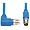 NM12-603-10M-BL | Tripp Lite CAT6 M12 X-Code Right Angle