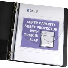 C-line CLI 61027 Super Capacity Super Heavyweight Vinyl Sheet Protecto