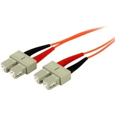 Startech 50FIBPSCSC2 2m Fiber Optic Cable - Multimode Duplex 50125 - O