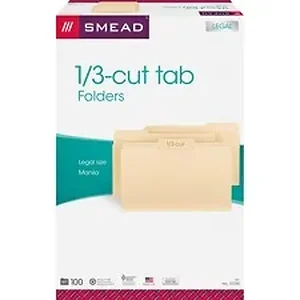 SMD 15330 | Smead Manufacturing Co. Smead 1/3 Tab Cut Legal