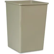 Rubbermaid RCP 395800BG Commercial Untouchable 35-gallon Square Contai