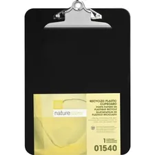 Nature NAT 01540 Recycled Plastic Clipboards - 1 Clip Capacity - 8 12 