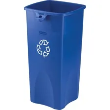 Rubbermaid RCP 356973BE Commercial Square Recycling Container - 23 Gal