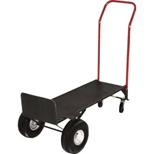 Sparco SPR 72638 Convertible Hand Truck With Deck - 800 Lb Capacity - 