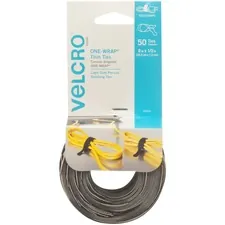 Velcro VEK 90924 Velcroreg; Brand One-wrapreg; Thin Ties, 8in X 12in, 