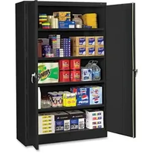 Tennsco Tennsco Black Jumbo Storage Cabinet - 48 x 18 x 78
