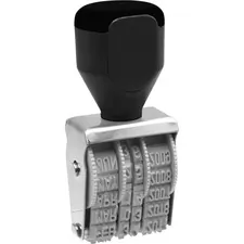 U. USS RD020 Qwikmark Heavy Duty Rubber Date Stamps - Date Stamp - 4 B