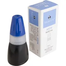 Sparco SPR 60034 Stamp Refill Inks - 1 Each - Blue Ink - 0.34 Fl Oz - 