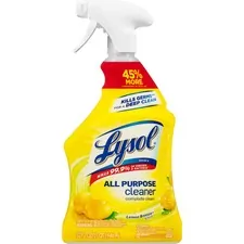 Reckitt RAC 75352CT Lysol Lemon All Purpose Cleaner - Spray - 32 Fl Oz