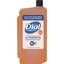 Dial DIA 84019 Gold Antimicrobial Soap Refill - 33.8 Fl Oz (1000 Ml) -