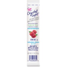 Heinz KRF 00362 Crystal Light On-the-go Raspberry Green Tea Mix Sticks