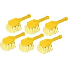 Rubbermaid RCP 9B29CT Commercial Short Handle Utility Brush - 8 Handle