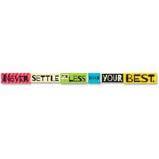 Trend TEP 25212 Trend Never Settle For Less Than Your Best Banner - 10