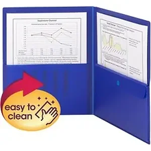 Smead Manufacturing Co. Smead Poly Two-Pocket Folders with