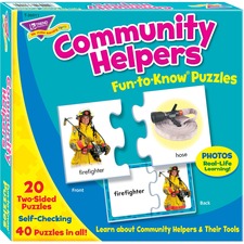 Trend TEP 36011 Trend Community Helpers Alphabet Puzzle Set - 3+40 Pie