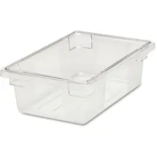 Rubbermaid RCP 330900CLR Commercial 3-12 Gallon Clear Foodtote Box - E