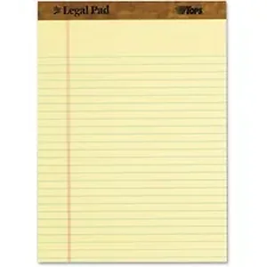 TOP 75327 | Tops Legal Ruled Writing Pads - 50 Sheets