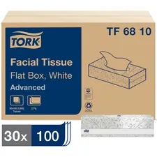 Svenska TRK TF6810 Tork Advanced Facial Tissue Flat Box - 2 Ply - 8.20