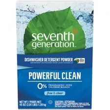 Seventh SEV 22150CT Dishwasher Detergent - Powder - 45 Oz (2.81 Lb) - 