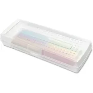 SPR 23811 | Sparco Clear Mini Pencil Box - External