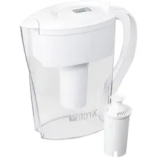 The CLO 35566 Brita Small 6 Cup Space-saver Water Pitcher With Filter 