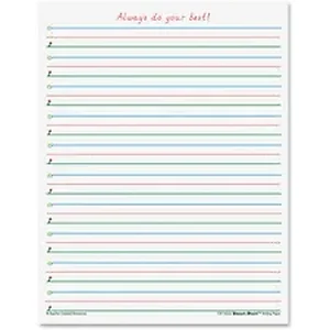 Teacher Created Resources Smart Start 1-2 Writing Paper – Early Learning Writing Sheets
